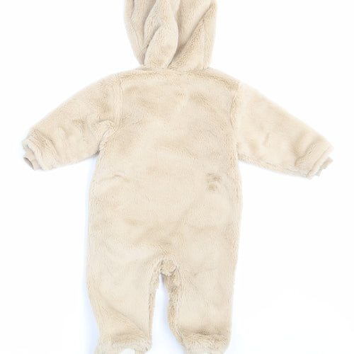 NEXT Baby Brown   Coverall One-Piece Size 6-9 Months  - Inside Leg 9 Inches