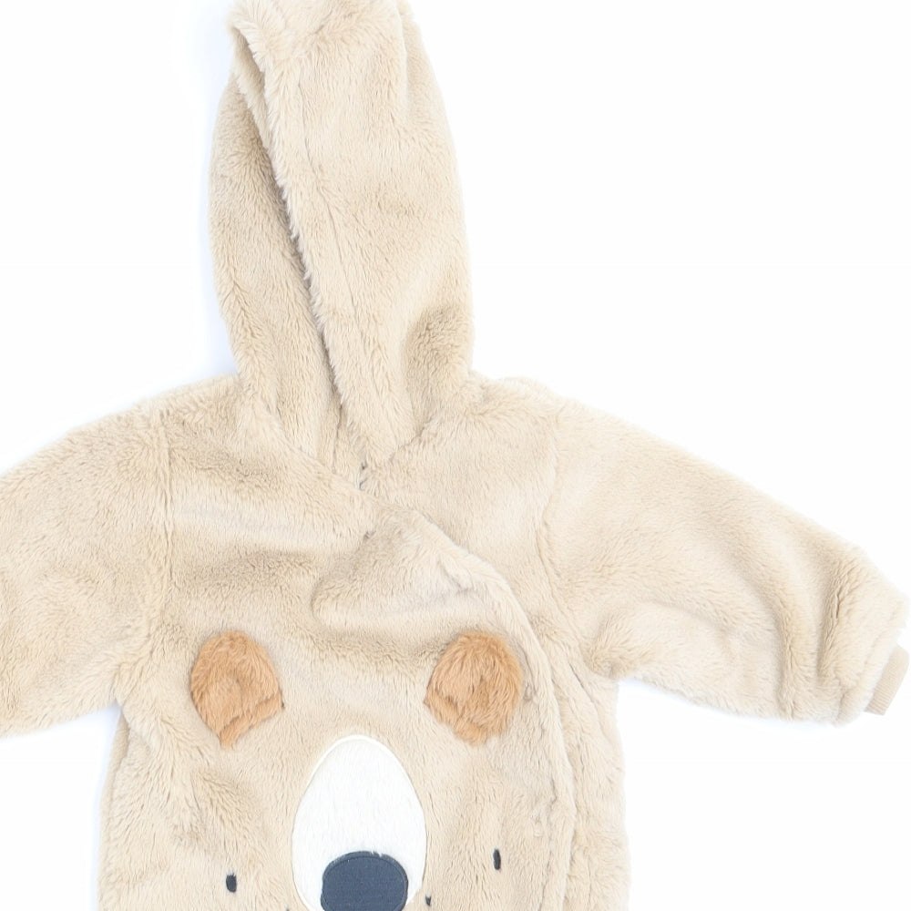 NEXT Baby Brown   Coverall One-Piece Size 6-9 Months  - Inside Leg 9 Inches