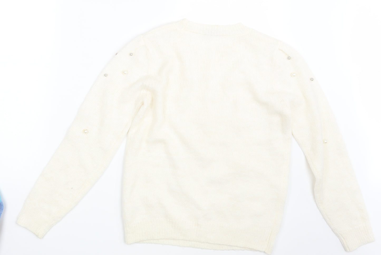 TU Womens Ivory   Pullover Jumper Size 10