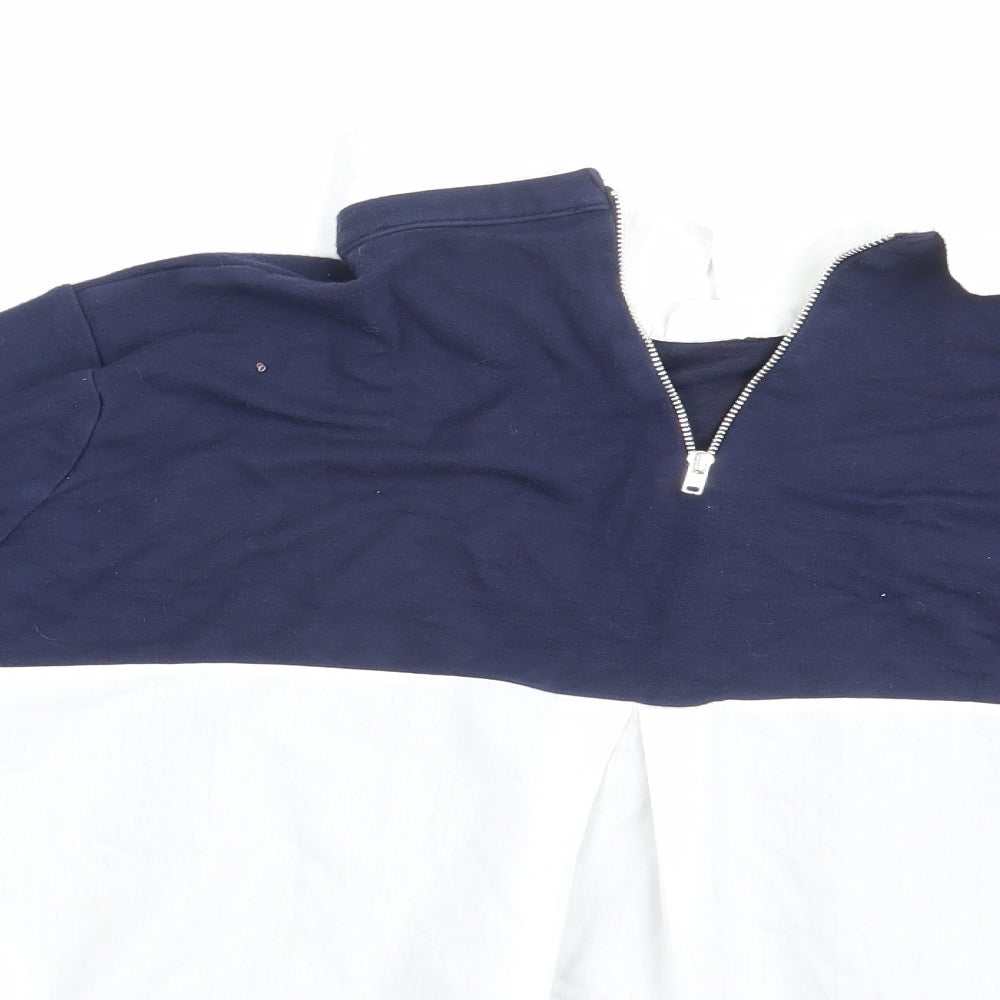 French Connection Womens Blue   Basic Blouse Size XL