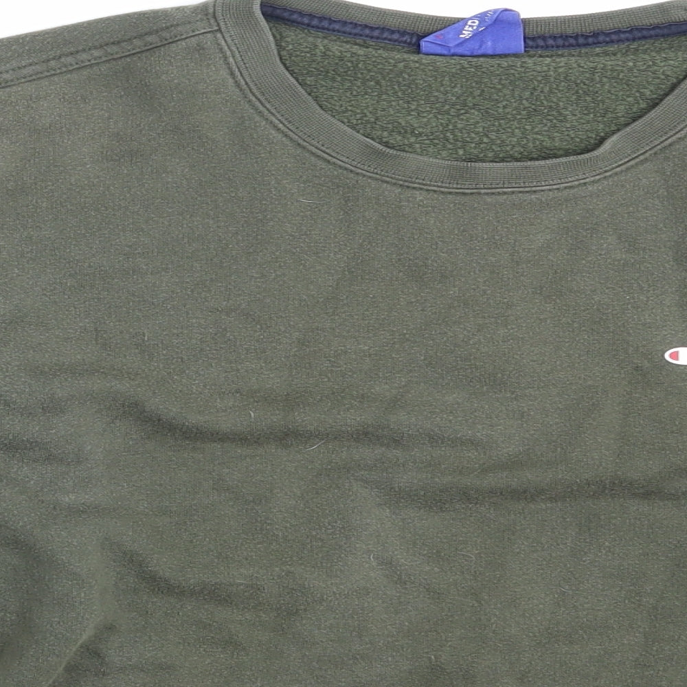 Champion Mens Green   Pullover Jumper Size M