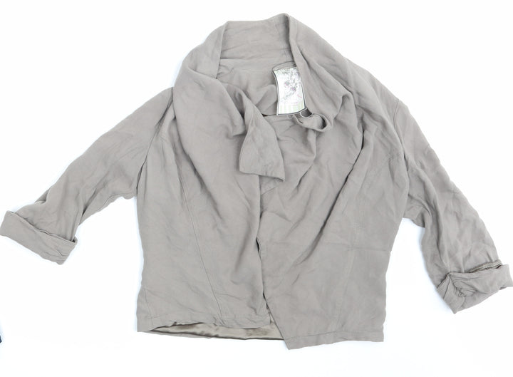 New Look Womens Beige Wrap Jumper Size 14