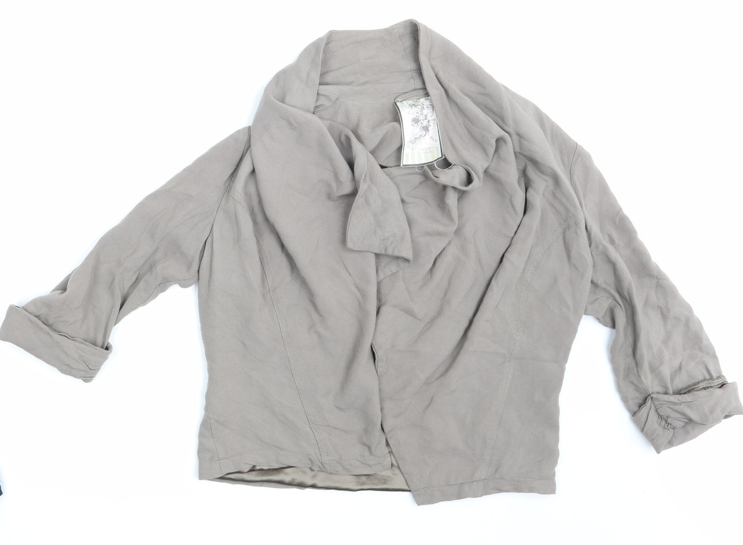 New Look Womens Beige   Wrap Jumper Size 14