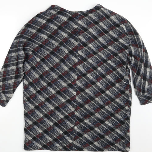 Klass Womens Multicoloured Geometric  Jacket Blazer Size S