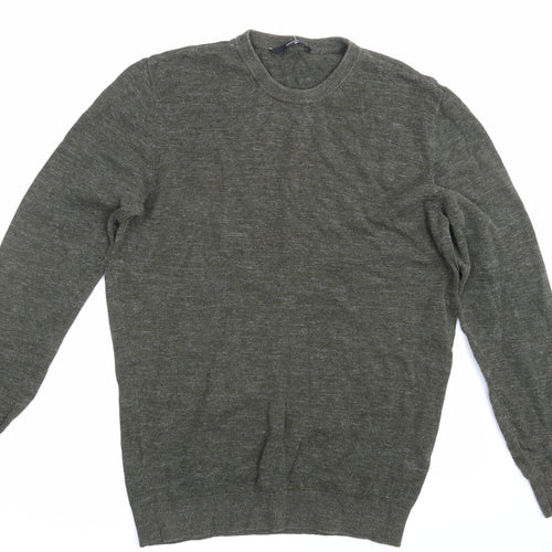 George Mens Green   Pullover Sweatshirt Size S