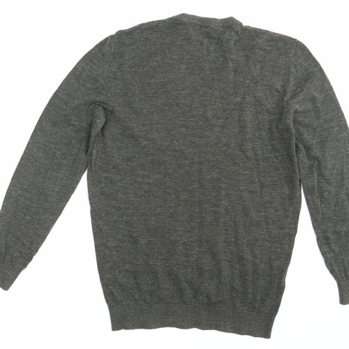George Mens Green   Pullover Sweatshirt Size S