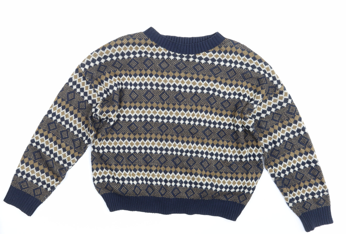 Preworn Womens Multicoloured Fair Isle  Pullover Jumper One Size