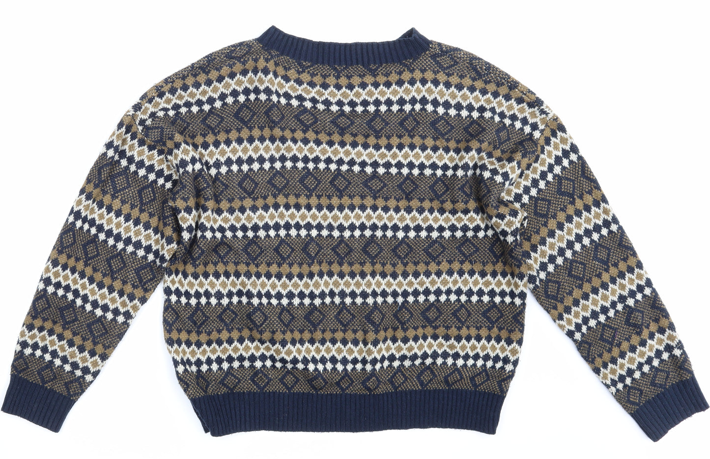 Preworn Womens Multicoloured Fair Isle  Pullover Jumper One Size