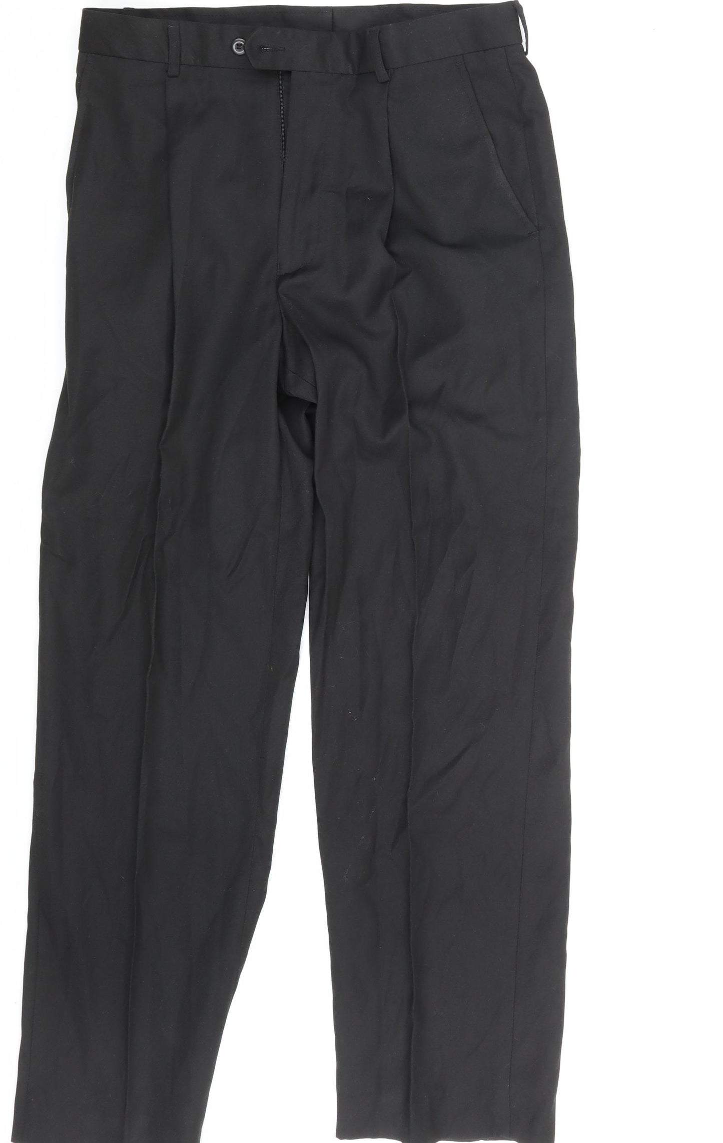George Mens Black   Trousers  Size 32 in L31 in