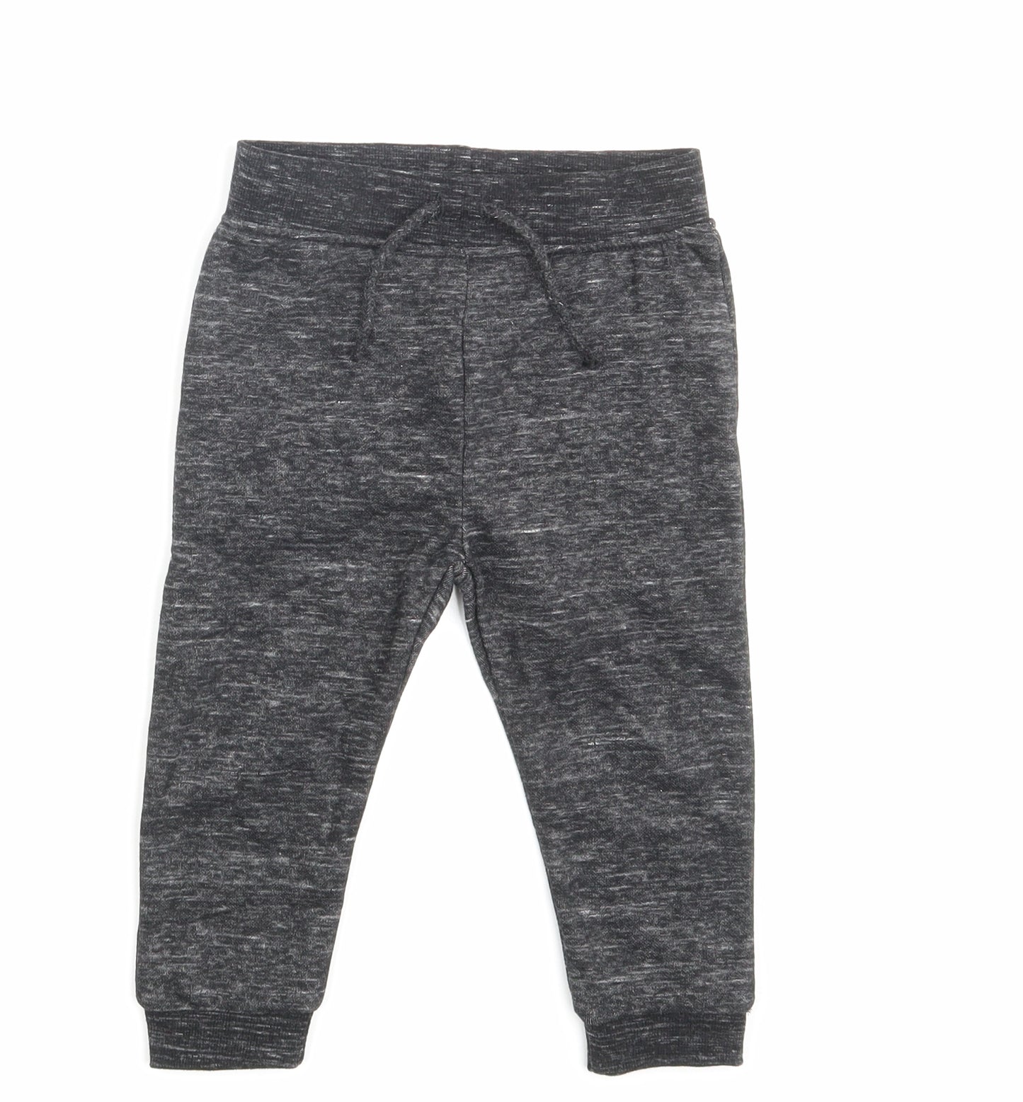 Primark Boys Black Spotted  Jogger Leggings Size 18-24 Months  - Waist 20in; Inside leg 11in