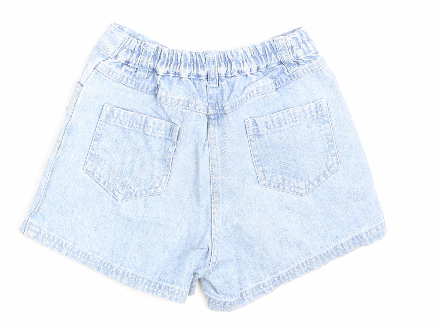 NEXT Girls Blue  Denim Hot Pants Shorts Size 8 Years