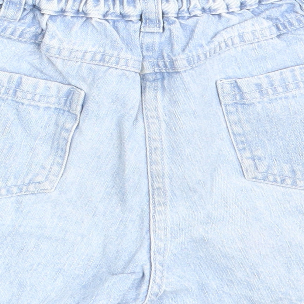 NEXT Girls Blue  Denim Hot Pants Shorts Size 8 Years