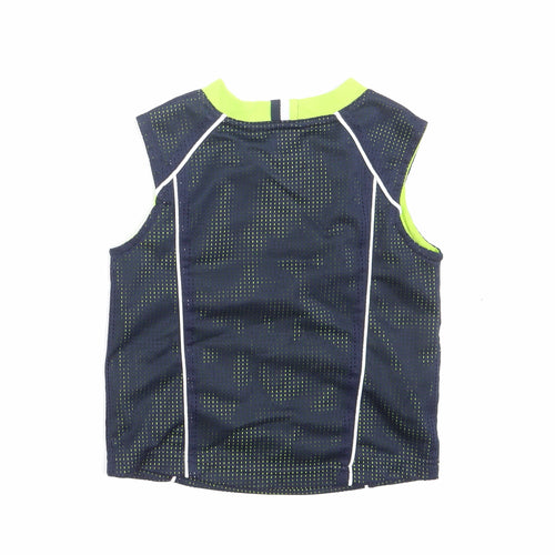 Athletic Works Boys Blue   Basic T-Shirt Size 3 Years