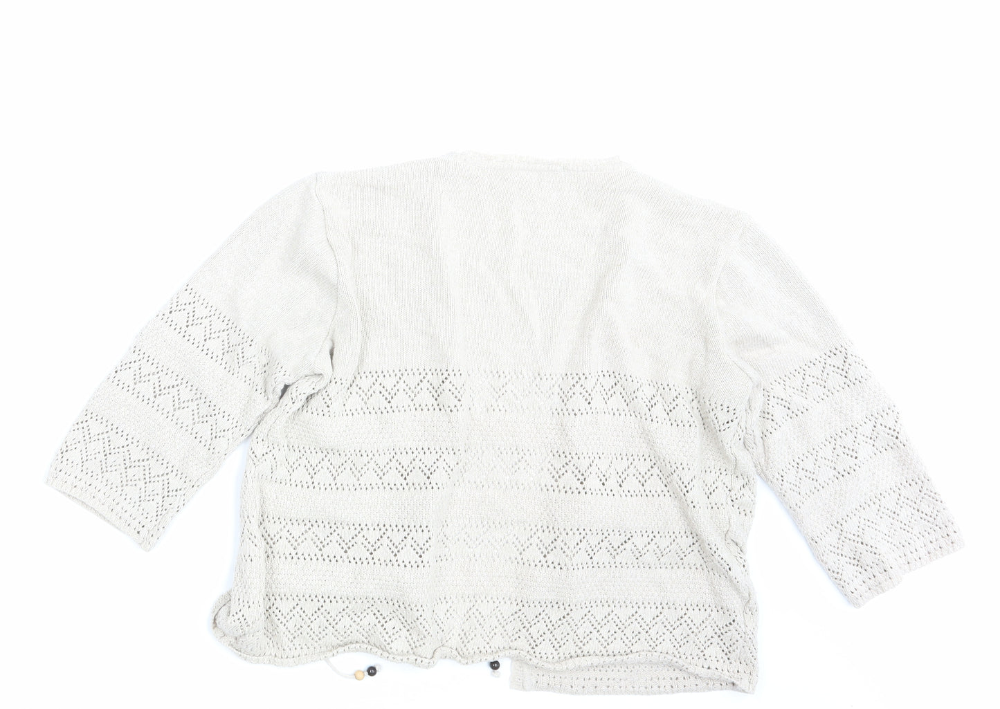 Berkertex Womens Beige   Cardigan Jumper Size 14