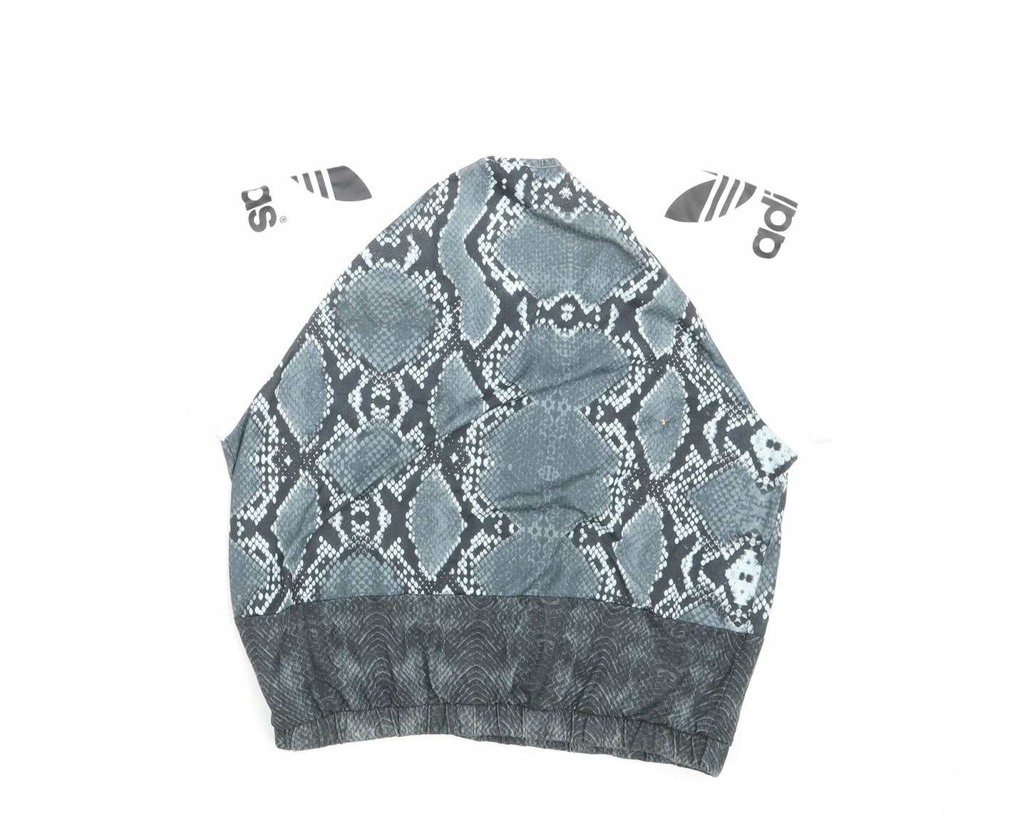 adidas Girls Grey Animal Print  Basic T-Shirt Size 10 Years