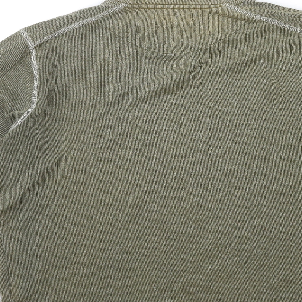 Jeff Banks Mens Green    T-Shirt Size M