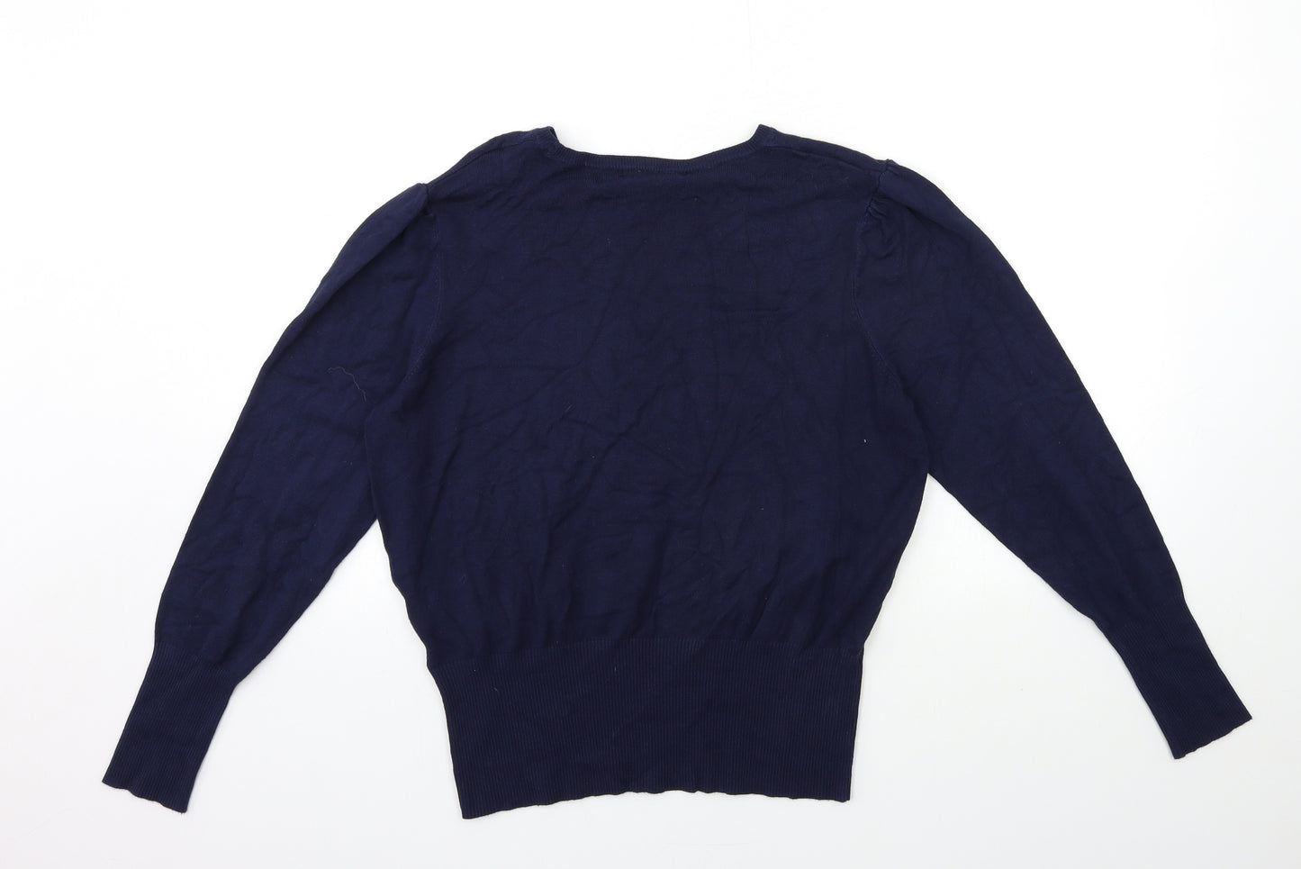 Marks and Spencer Womens Blue  Knit Pullover Jumper Size 16