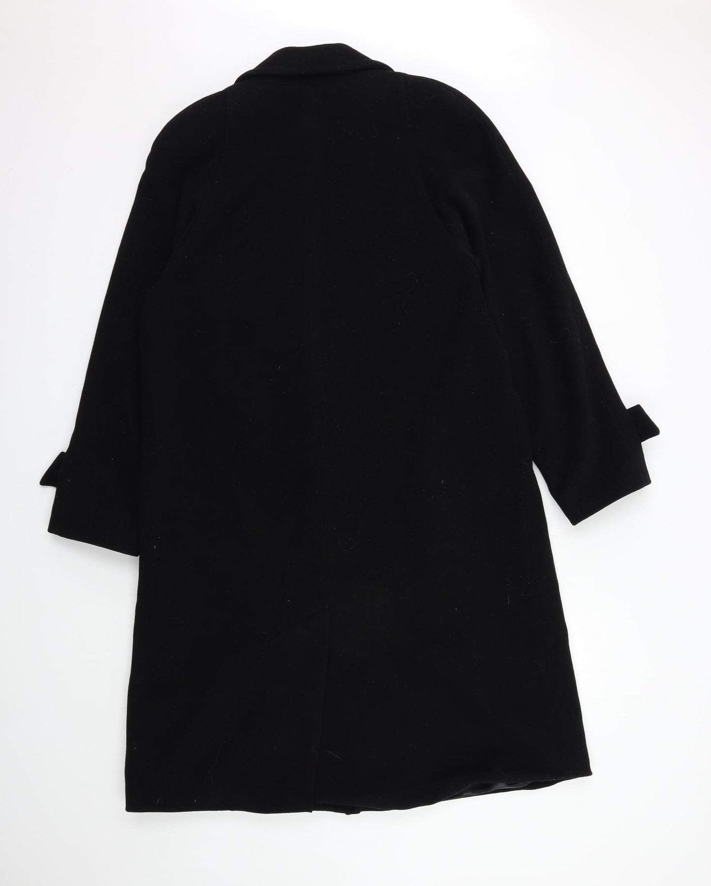 Klass Womens Black   Overcoat Coat Size 10