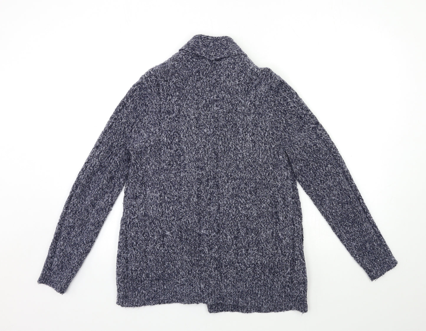 Maine Womens Blue  Knit Cardigan Jumper Size 10