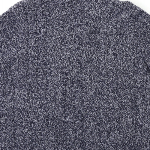 Maine Womens Blue  Knit Cardigan Jumper Size 10