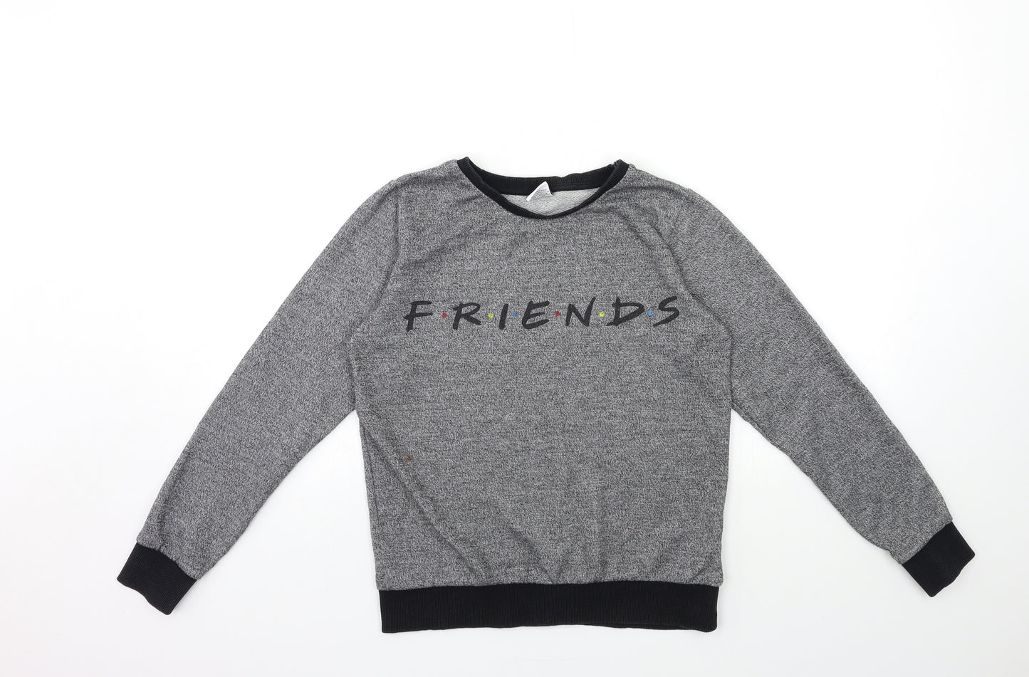 FRIENDS Womens Grey   Pullover Sweatshirt Size 6  - FRIENDS