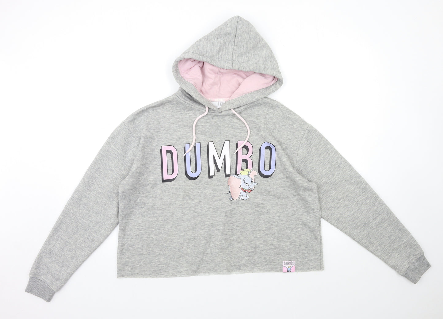 Disney Womens Grey   Pullover Hoodie Size 12