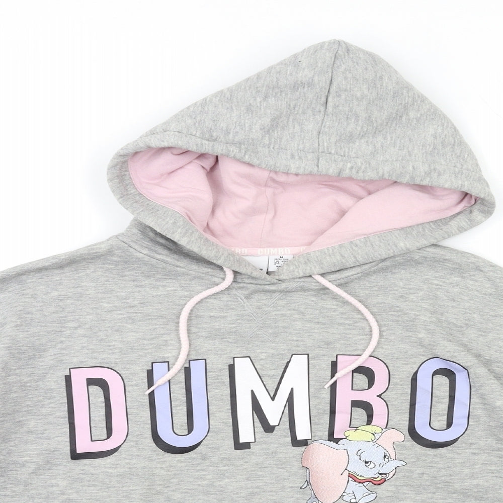 Disney Womens Grey   Pullover Hoodie Size 12