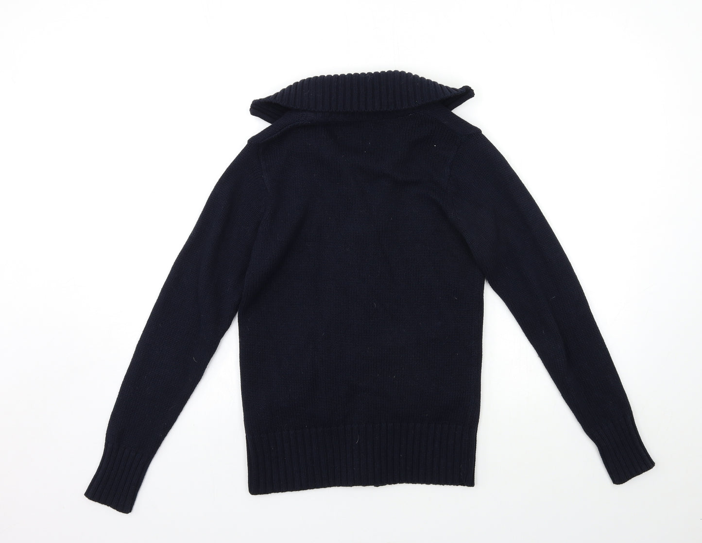 Papaya Womens Blue  Knit Cardigan Jumper Size 10