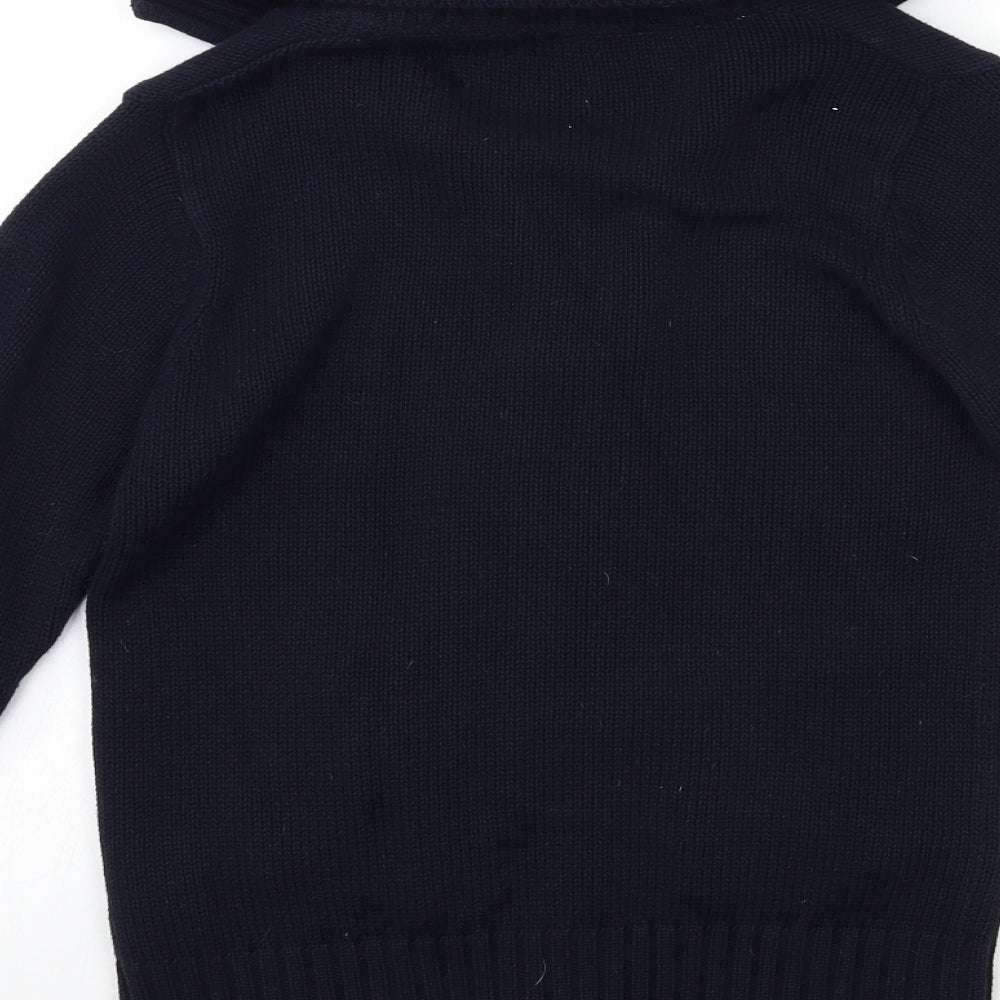 Papaya Womens Blue  Knit Cardigan Jumper Size 10