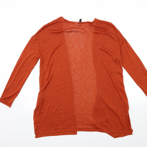 H&M Womens Brown  Knit Cardigan Jumper Size S
