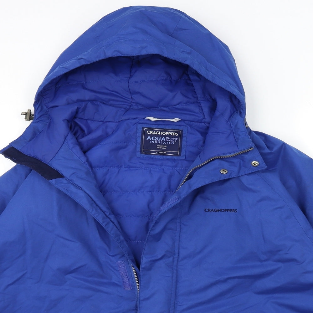 Craghoppers Mens Blue   Rain Coat Coat Size L