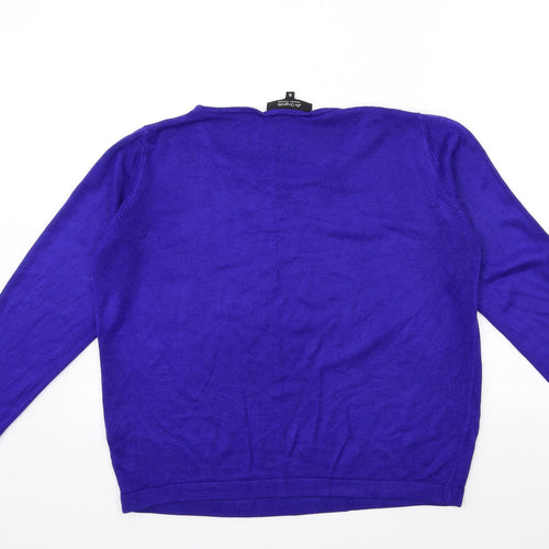 ORIGINALS Womens Blue  Knit Pullover Jumper Size 16