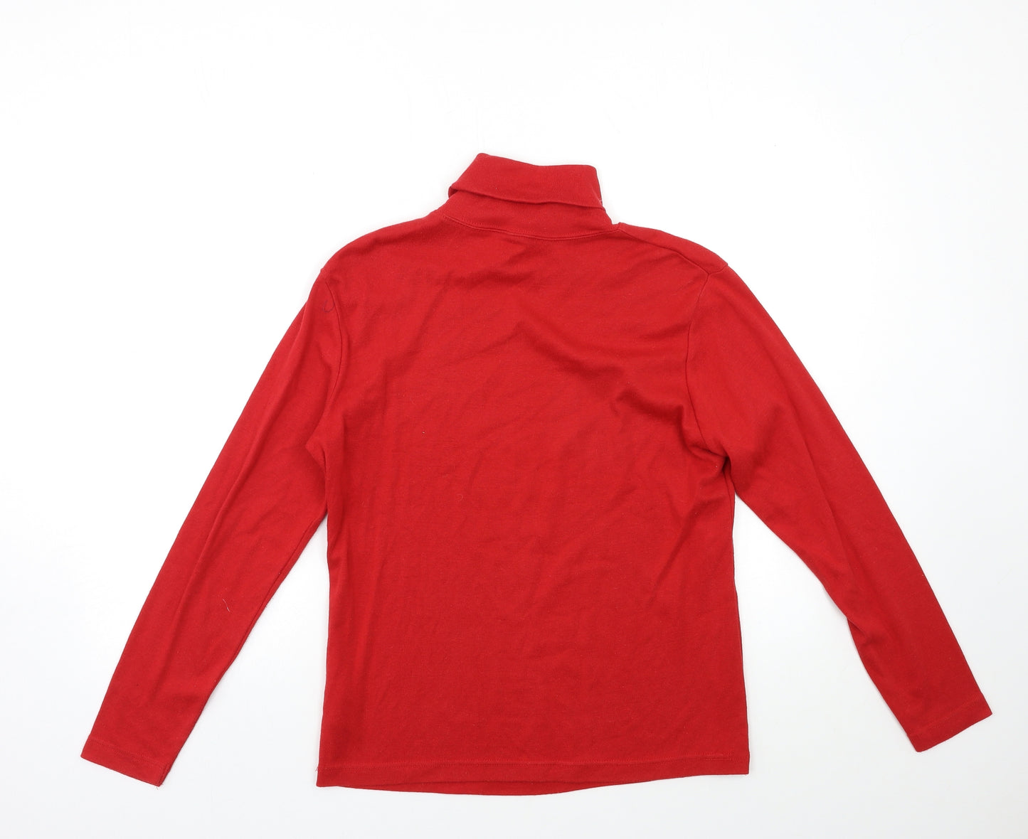 BEING CASUAL Womens Red   Basic T-Shirt Size 12