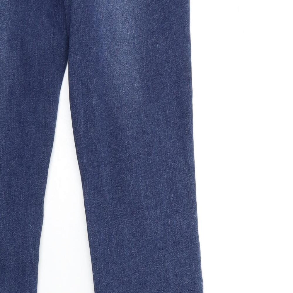 SheIn Womens Blue  Denim Flared Jeans Size S L30 in