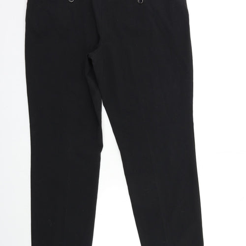 M&Co Womens Black   Trousers  Size 12 L29 in
