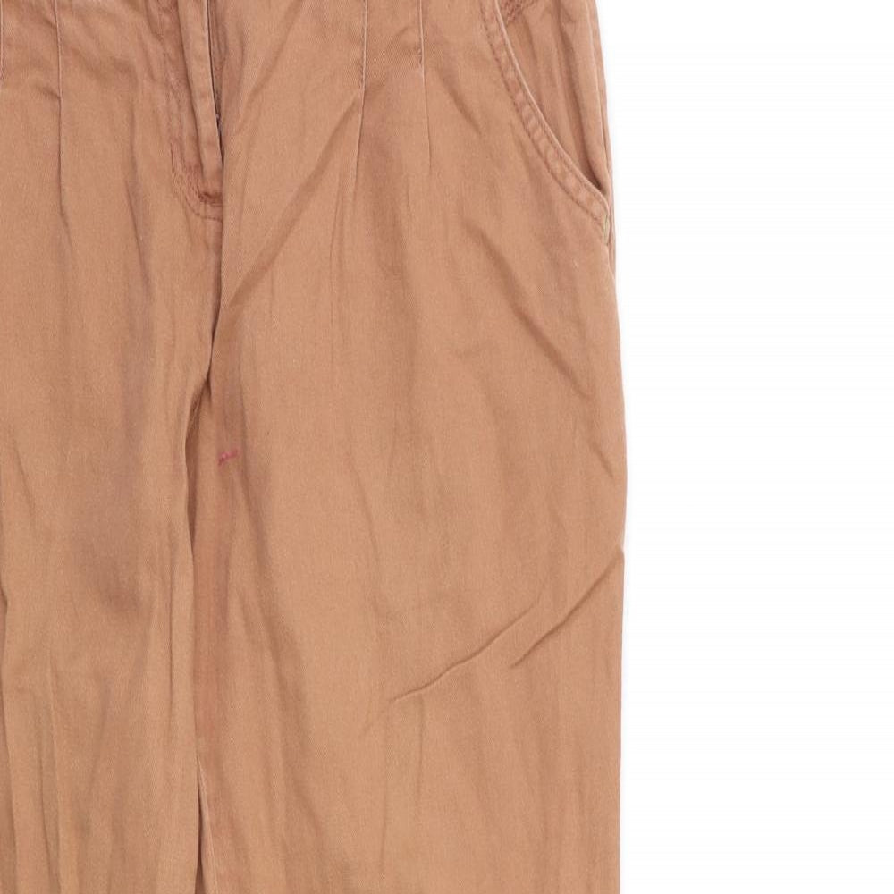 New Look Womens Brown  Denim Straight Jeans Size 12 L30 in
