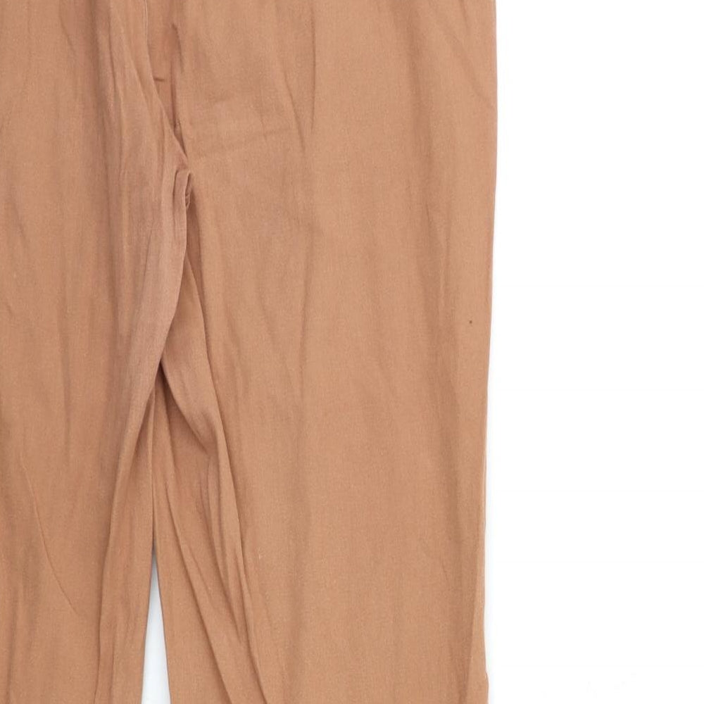 New Look Womens Brown  Denim Straight Jeans Size 12 L30 in