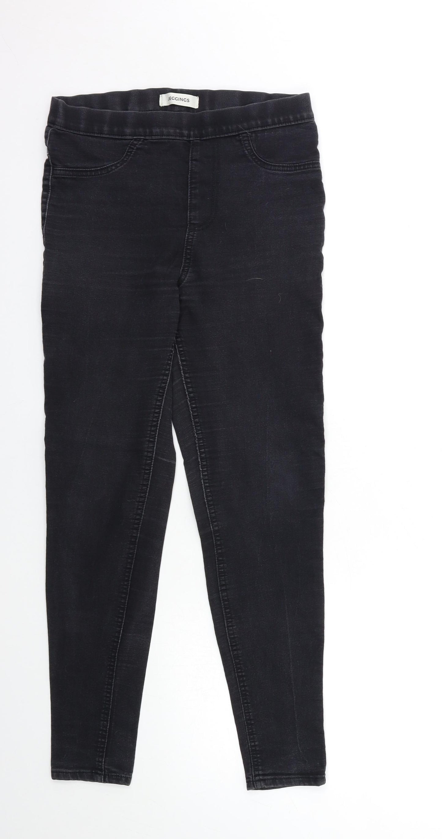 Marks and Spencer Womens Black  Denim Jegging Jeans Size 10 L27 in