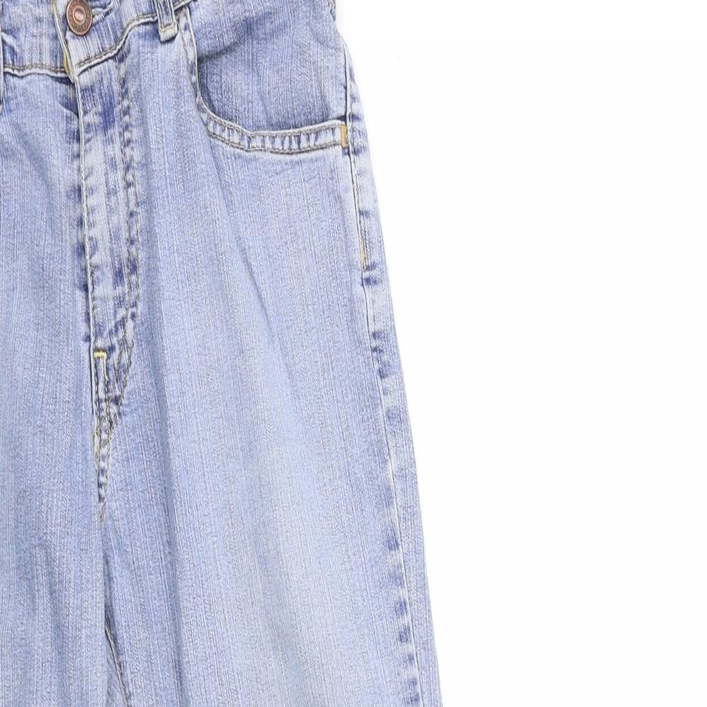 Levi's Womens Blue  Denim Straight Jeans Size 26 in L26 in