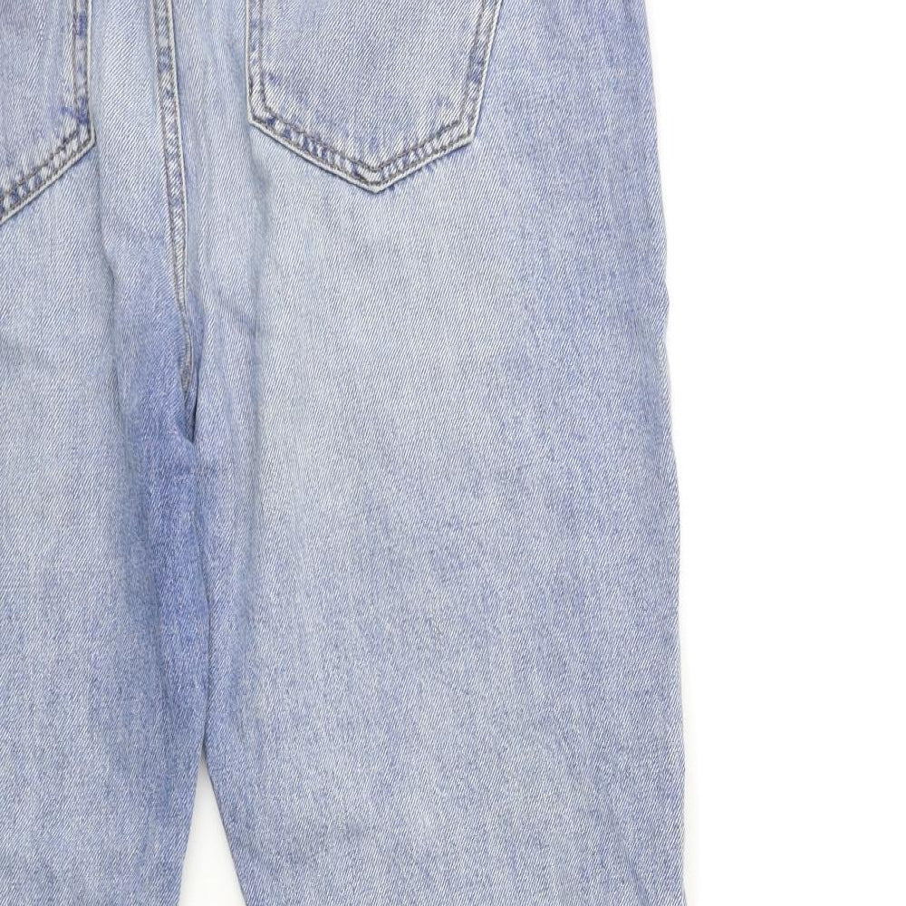 Marks and Spencer Womens Blue  Denim Cropped Jeans Size 14 L24 in
