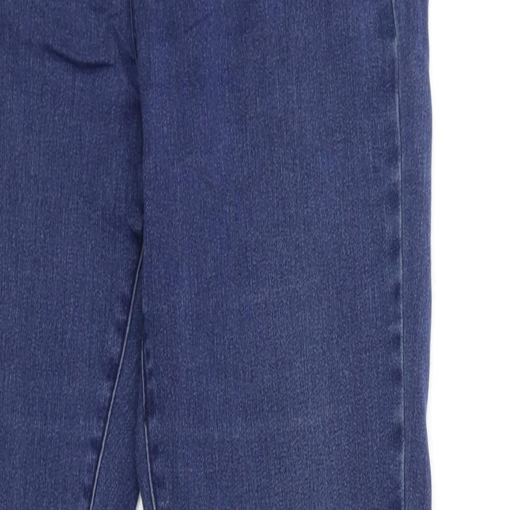 Denim & Co. Womens Blue  Denim Skinny Jeans Size 12 L31 in
