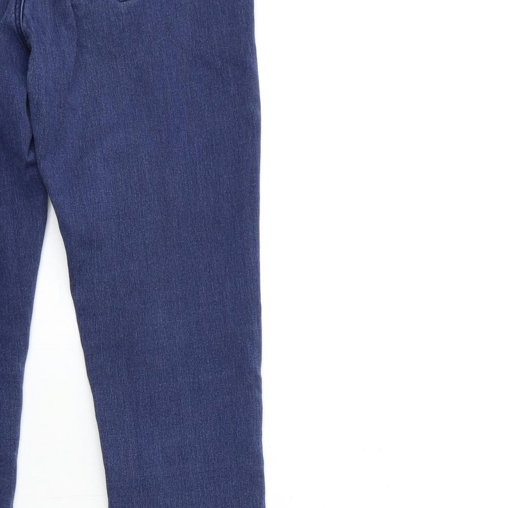 Denim & Co. Womens Blue  Denim Skinny Jeans Size 12 L31 in