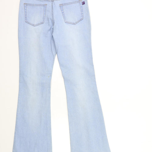 Changli  Womens Blue  Denim Flared Jeans Size M L31 in