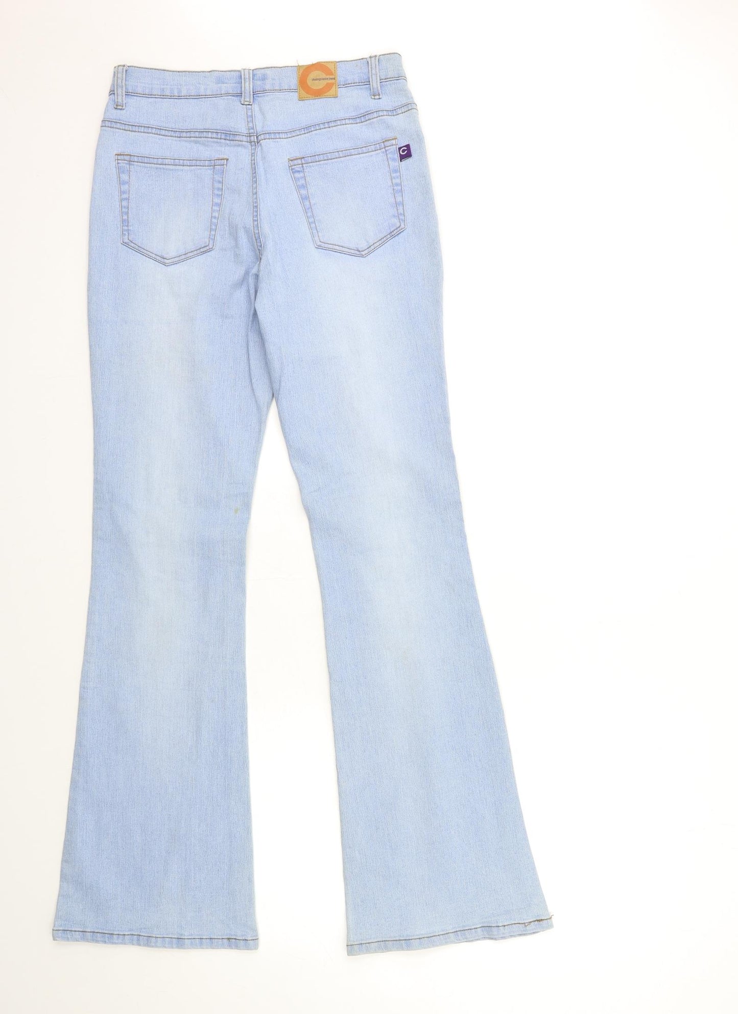 Changli  Womens Blue  Denim Flared Jeans Size M L31 in