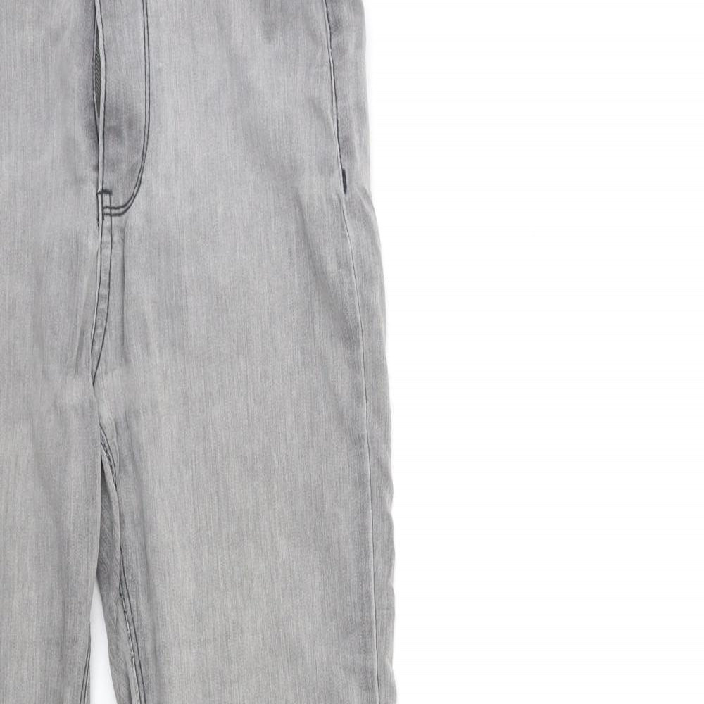 New Look Womens Grey  Denim Skinny Jeans Size 8 L28 in