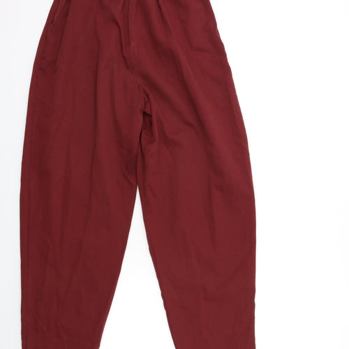 Preworn Womens Red   Trousers  Size 23 in L27 in