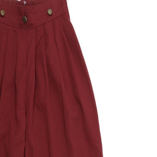 Preworn Womens Red   Trousers  Size 23 in L27 in