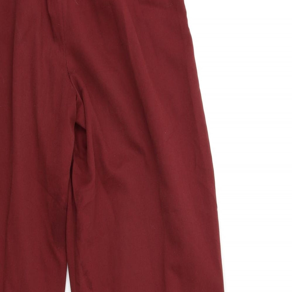 Preworn Womens Red   Trousers  Size 23 in L27 in
