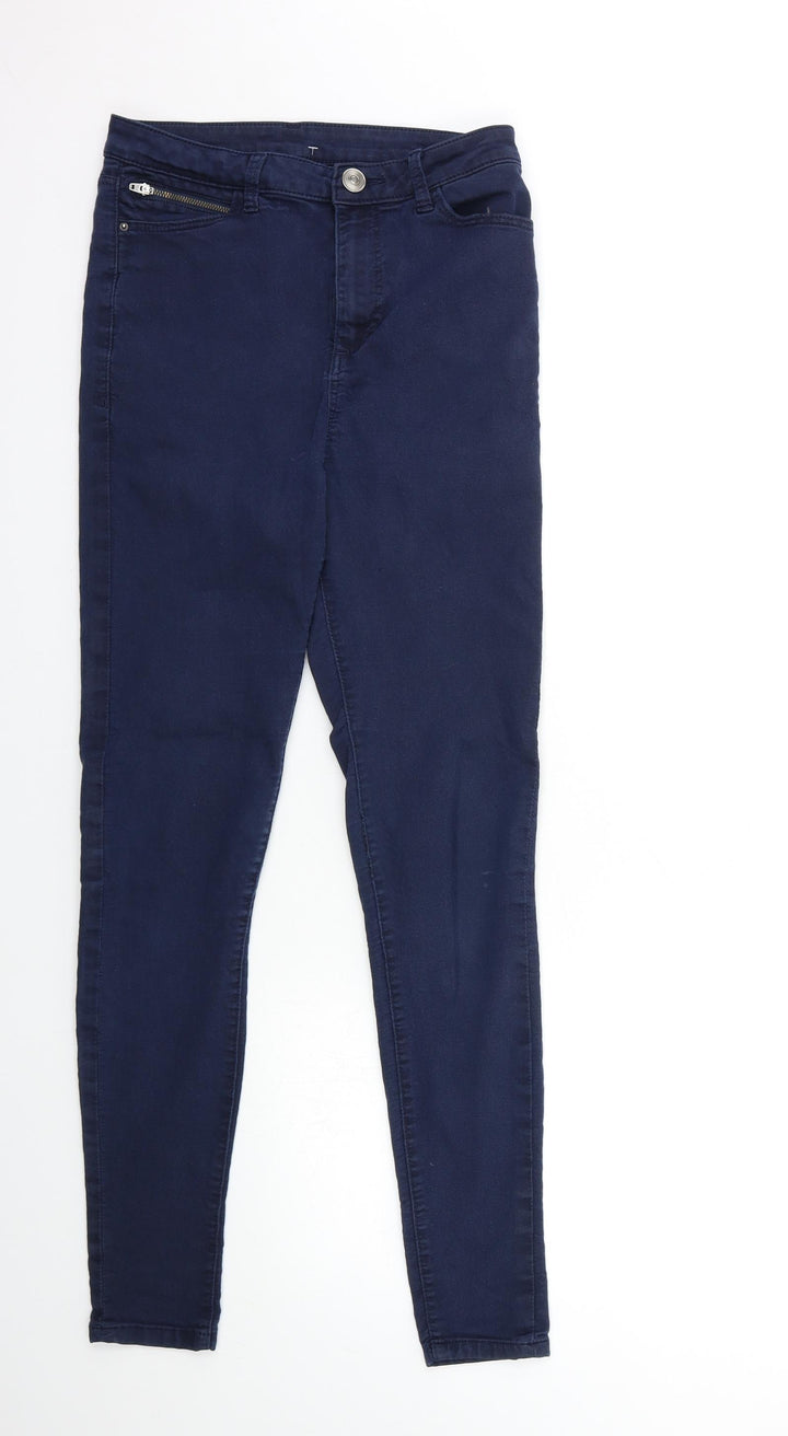 Preworn Womens Blue  Denim Skinny Jeans Size 36 in L30 in