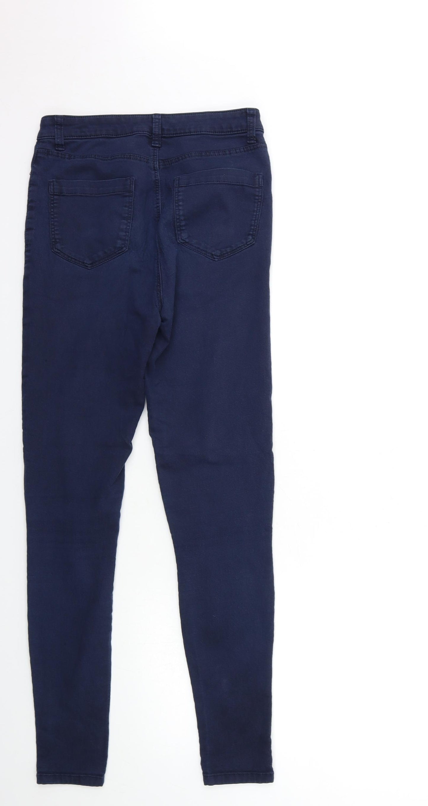 Preworn Womens Blue  Denim Skinny Jeans Size 36 in L30 in